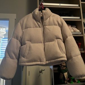 Prada wool & cashmere puffer